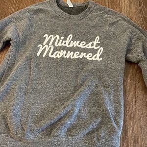 Midwest mannered sweatshirt. Size xs